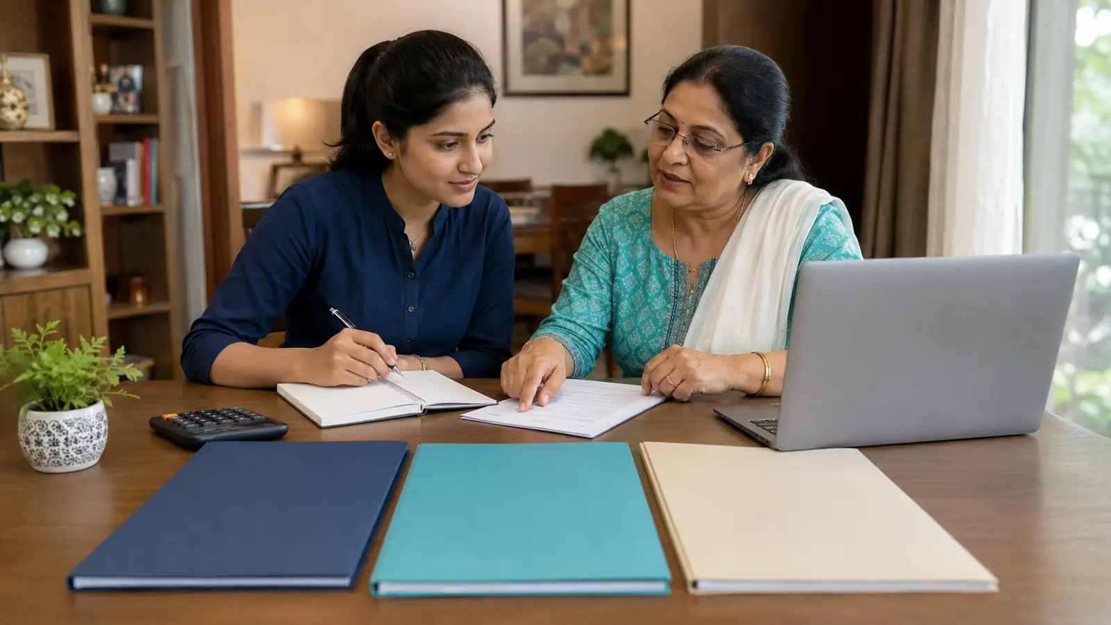 Indian beginner learning how to compare mutual fund choices with an older family member