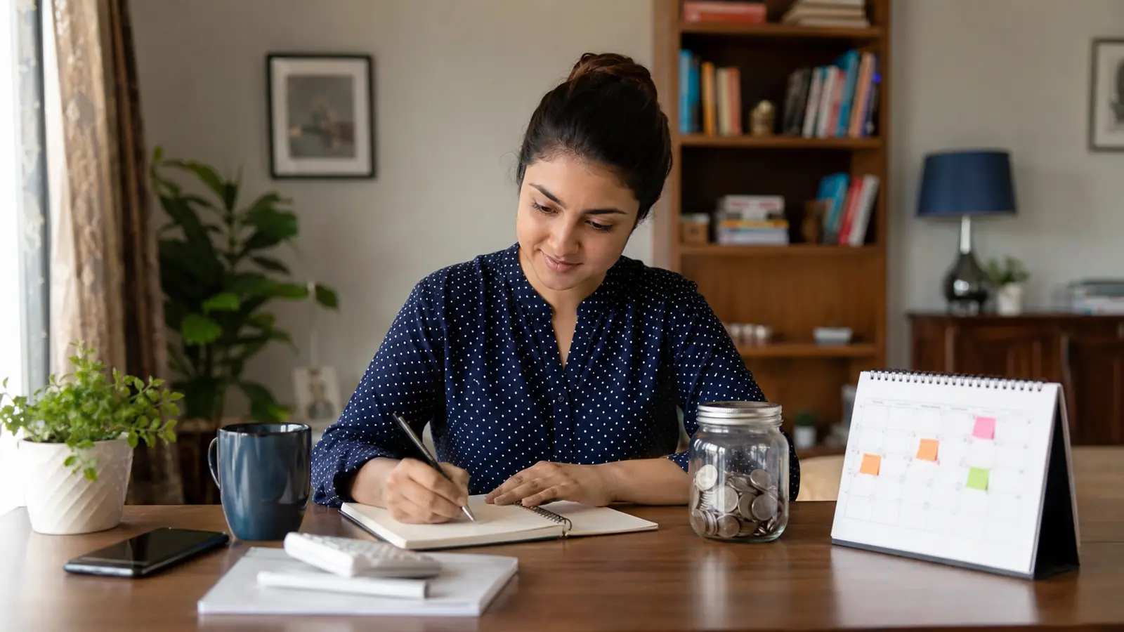 Indian professional building a consistent weekly money management routine